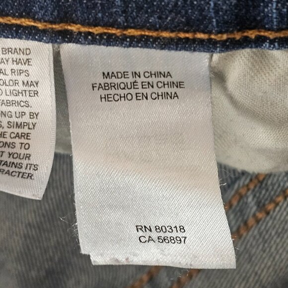 Lucky Brand 121 Slim Straight Jeans Men Tag 36x30 Act 38x28.5 Blue Stretch Denim - Picture 12 of 13